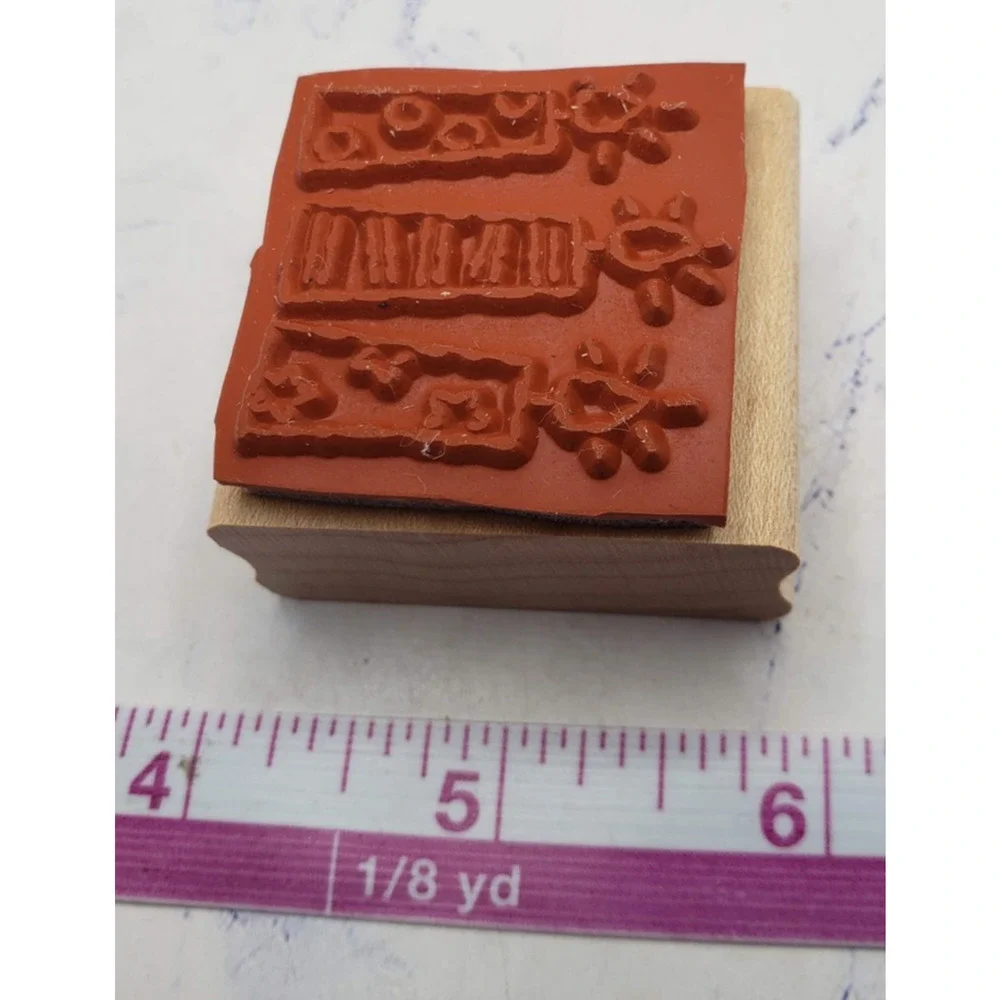 Stampin' Up! Happy Birthday Candles Wood Mounted Rubber Stamp